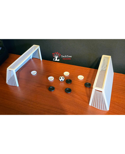 Tabletop/Desktop Flick Disc Soccer Game - Includes 2 nets