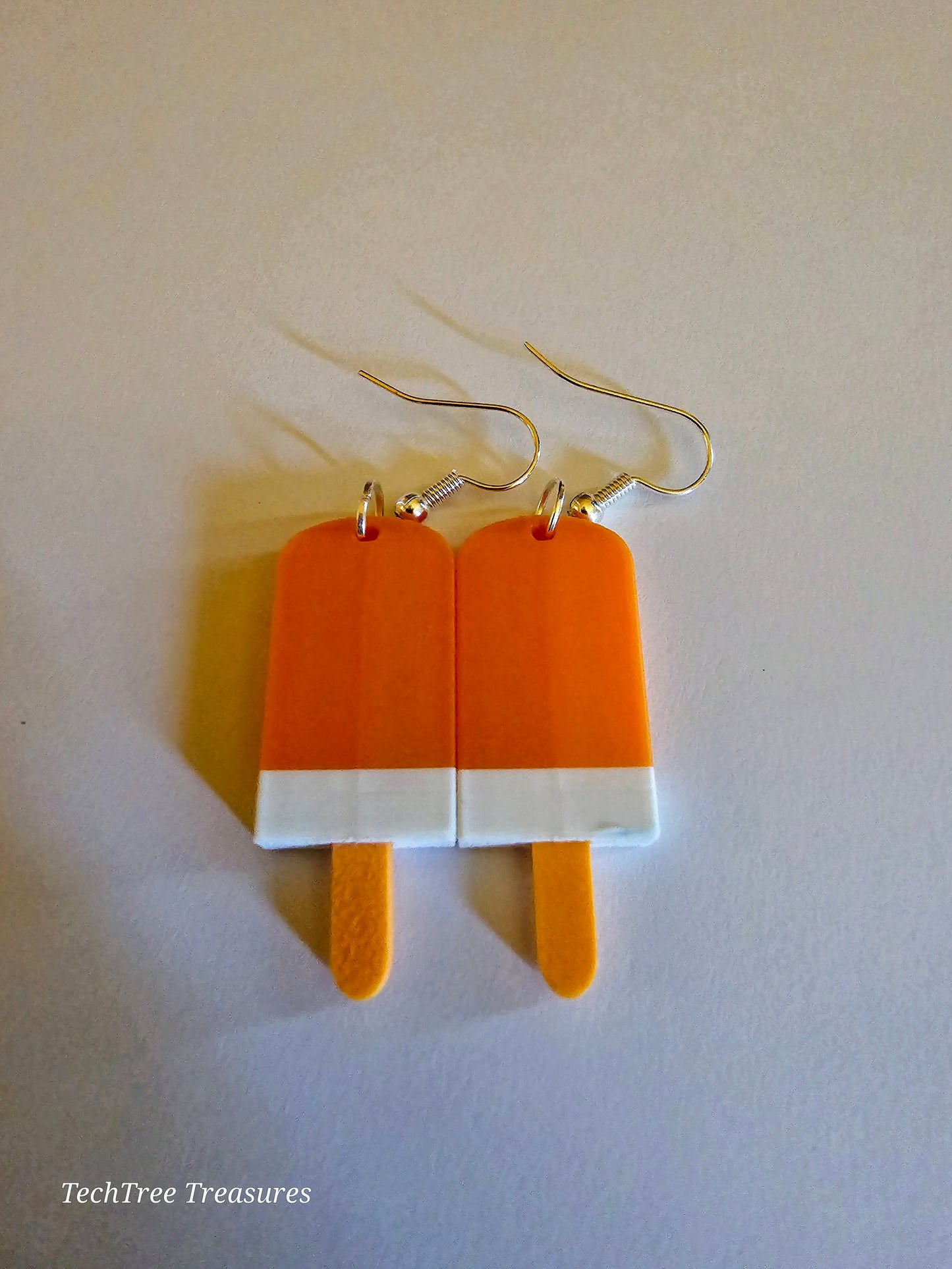 Earrings| Orange Cream Bar Novelty Summer Ice cream Decor