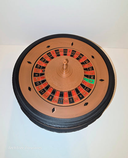 Casino Style Roulette Wheel| 3d Printed | Game night