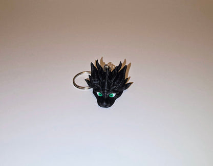 Dragon Head keychain, Articulated Dragon head keychain. Dragon Desk and home decor, Dragon toy, Dragon Fidget Toy, 3D printed