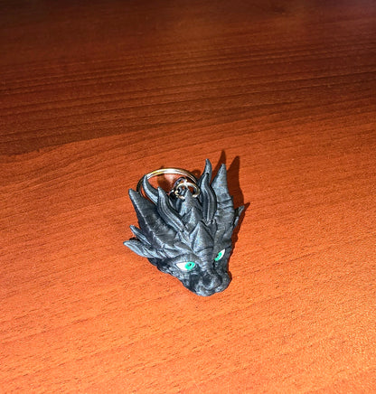 Dragon Head keychain, Articulated Dragon head keychain. Dragon Desk and home decor, Dragon toy, Dragon Fidget Toy, 3D printed