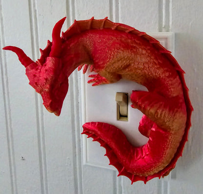 Dragon Light Switch Cover for Wall - Room Decor