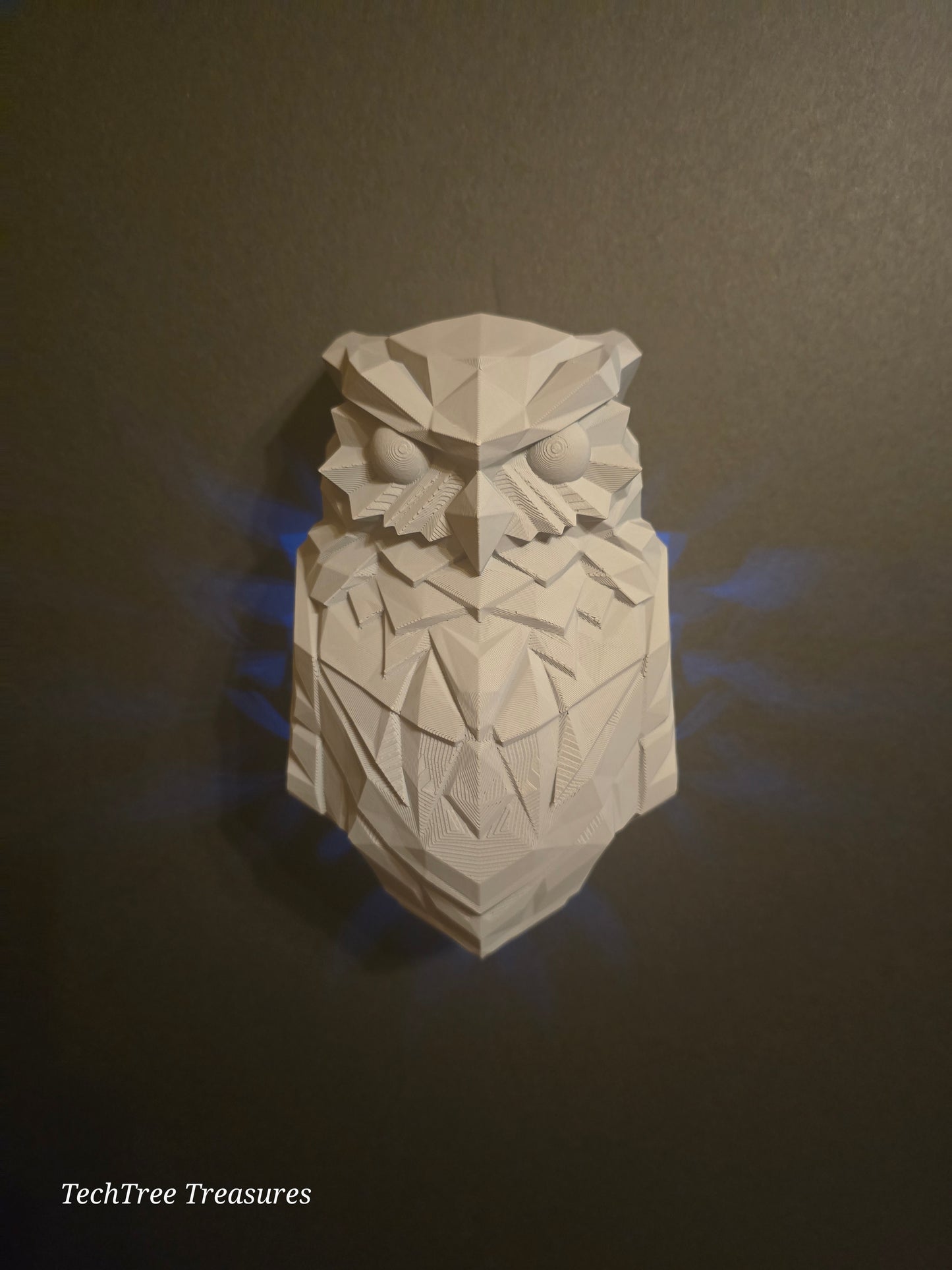 The Enchanted Night Owl Hanging Wall Light / Wall Mounted Light / Wall Art / Battery Wall Light