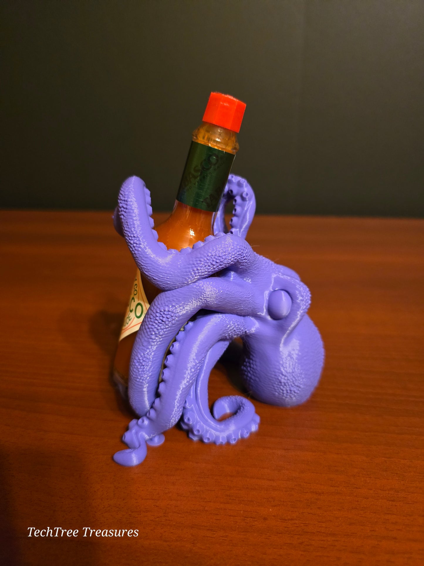 Release The Kraken Hot Sauce Holder, Tabasco Sauce Holder For 2 OZ Bottles ONLY