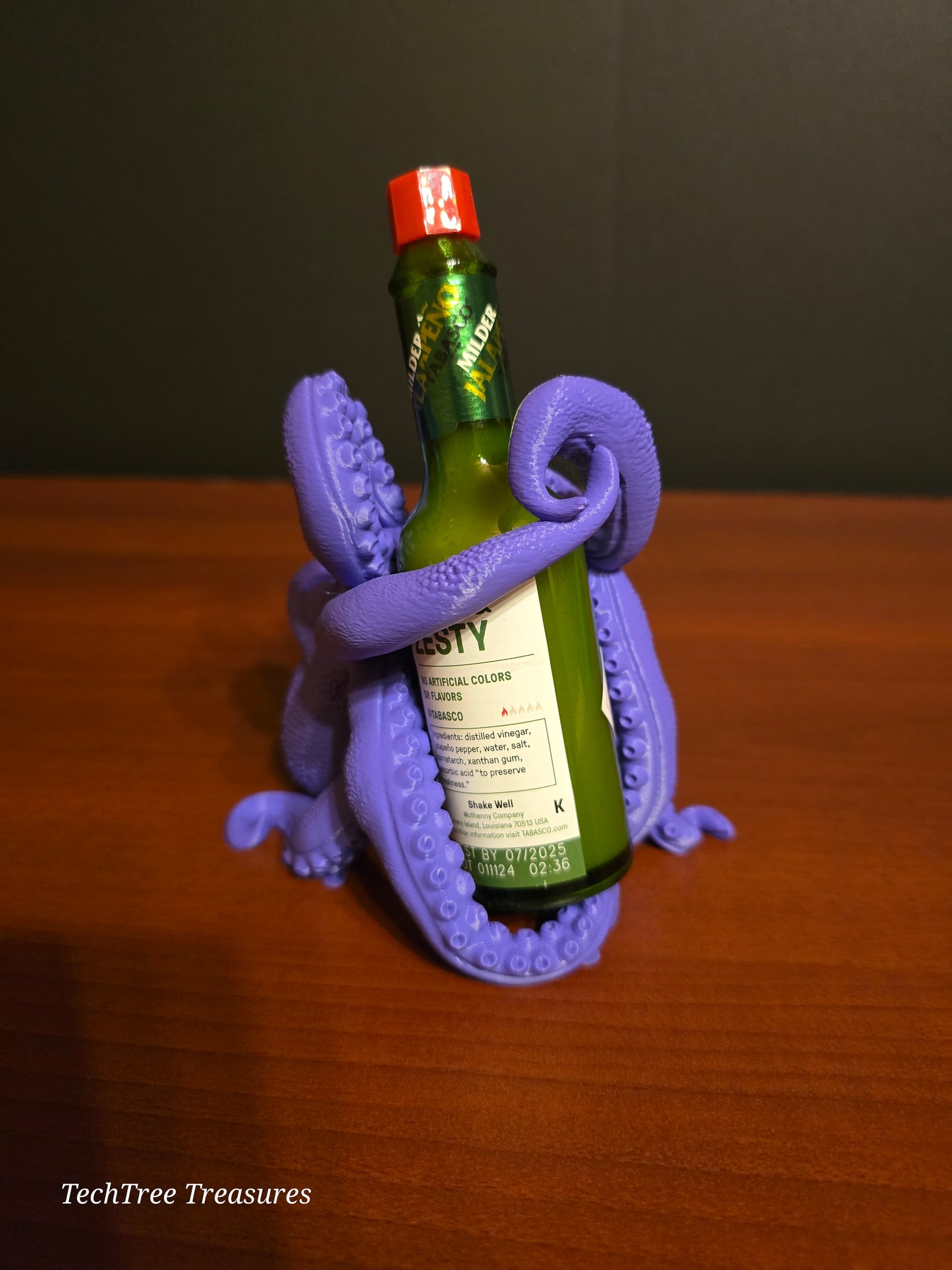 Release The Kraken Hot Sauce Holder, Tabasco Sauce Holder For 2 OZ Bottles ONLY