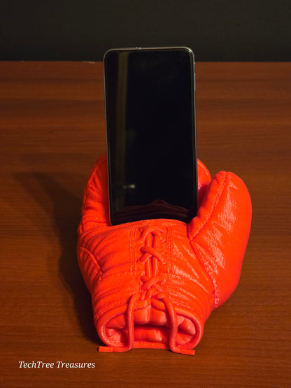 Unique Creative Phone Holder/Stand - 4 designs - Splash - Fries - Boxing Glove - Cracked Egg - 3D printed