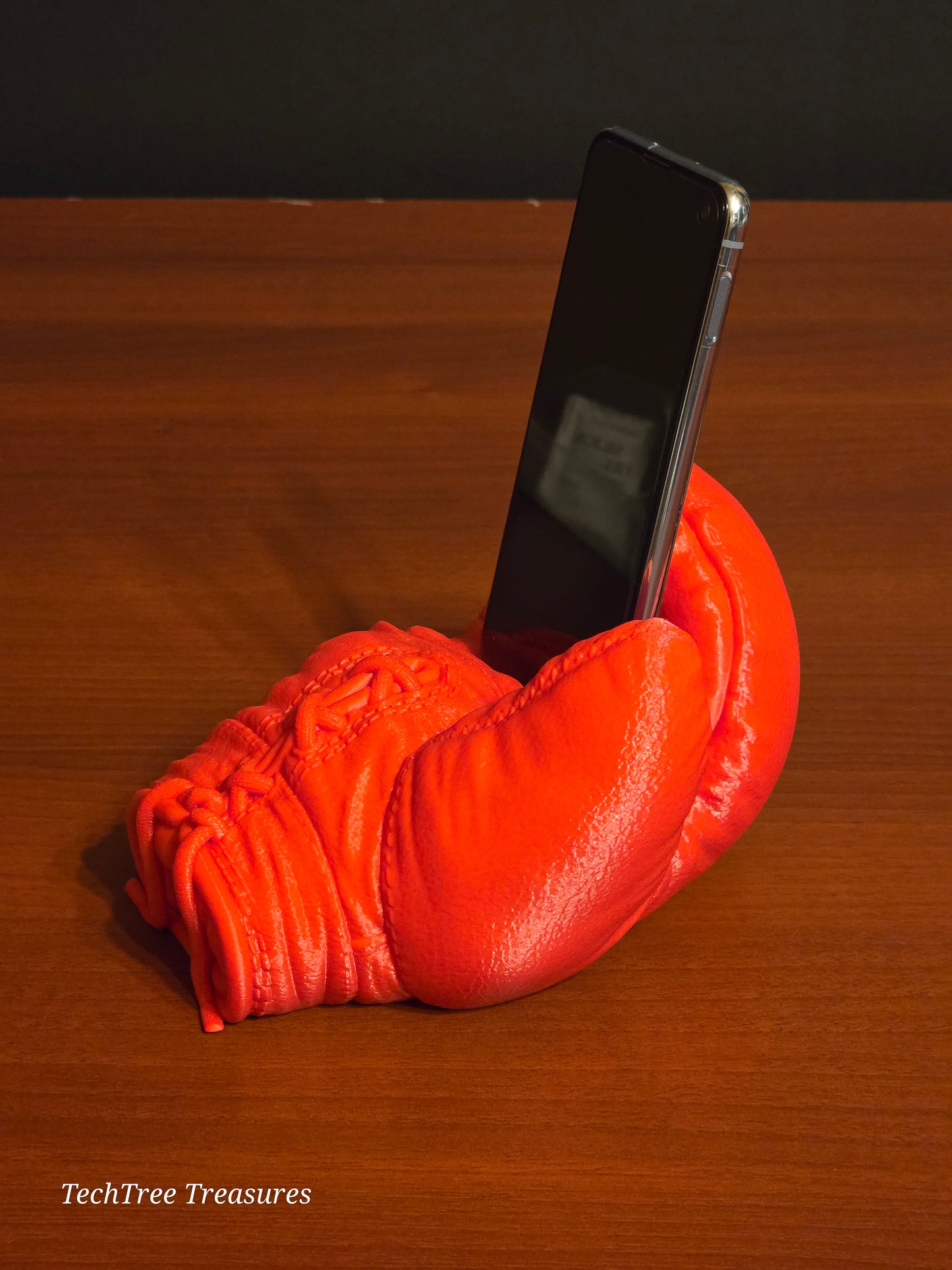 Unique Creative Phone Holder/Stand - 4 designs - Splash - Fries - Boxing Glove - Cracked Egg - 3D printed