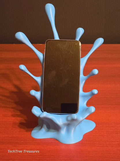 Unique Creative Phone Holder/Stand - 4 designs - Splash - Fries - Boxing Glove - Cracked Egg - 3D printed