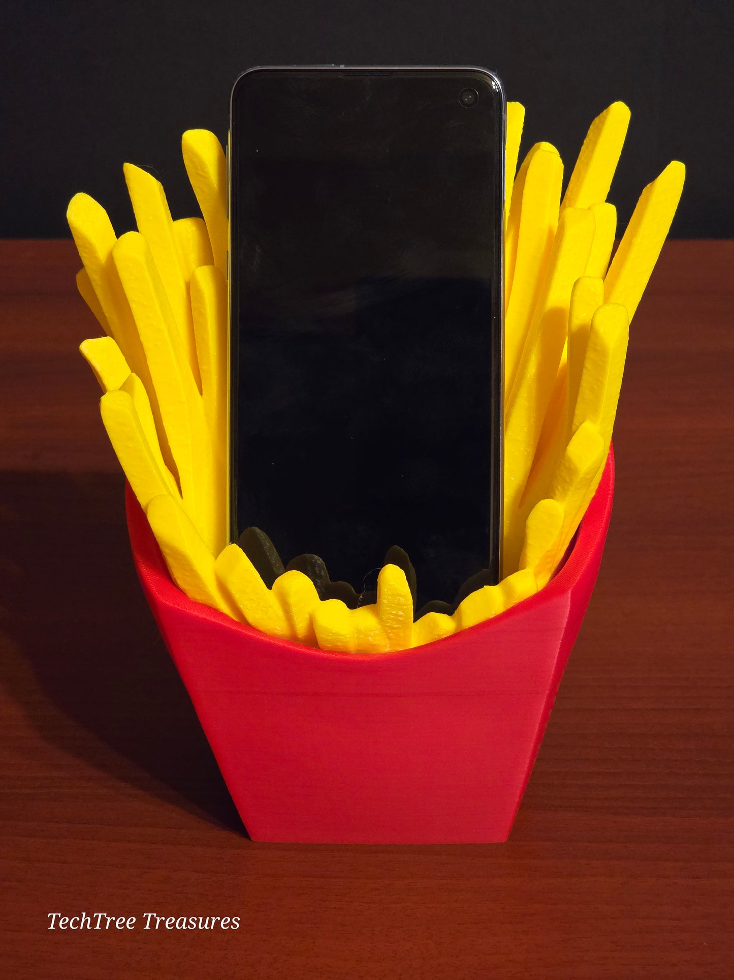 Unique Creative Phone Holder/Stand - 4 designs - Splash - Fries - Boxing Glove - Cracked Egg - 3D printed