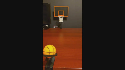 Tabletop/Desktop Basketball Hoop with Ball Launcher for Home or Office