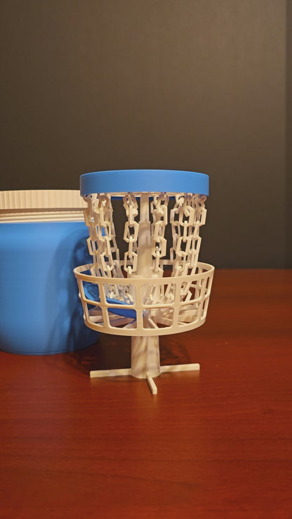 Tabletop|Desktop Disc Golf with Carrying Container